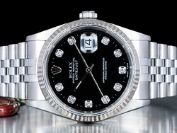 Rolex Datejust 36 Nero Jubilee 16234 Royal Black Onyx Diamonds